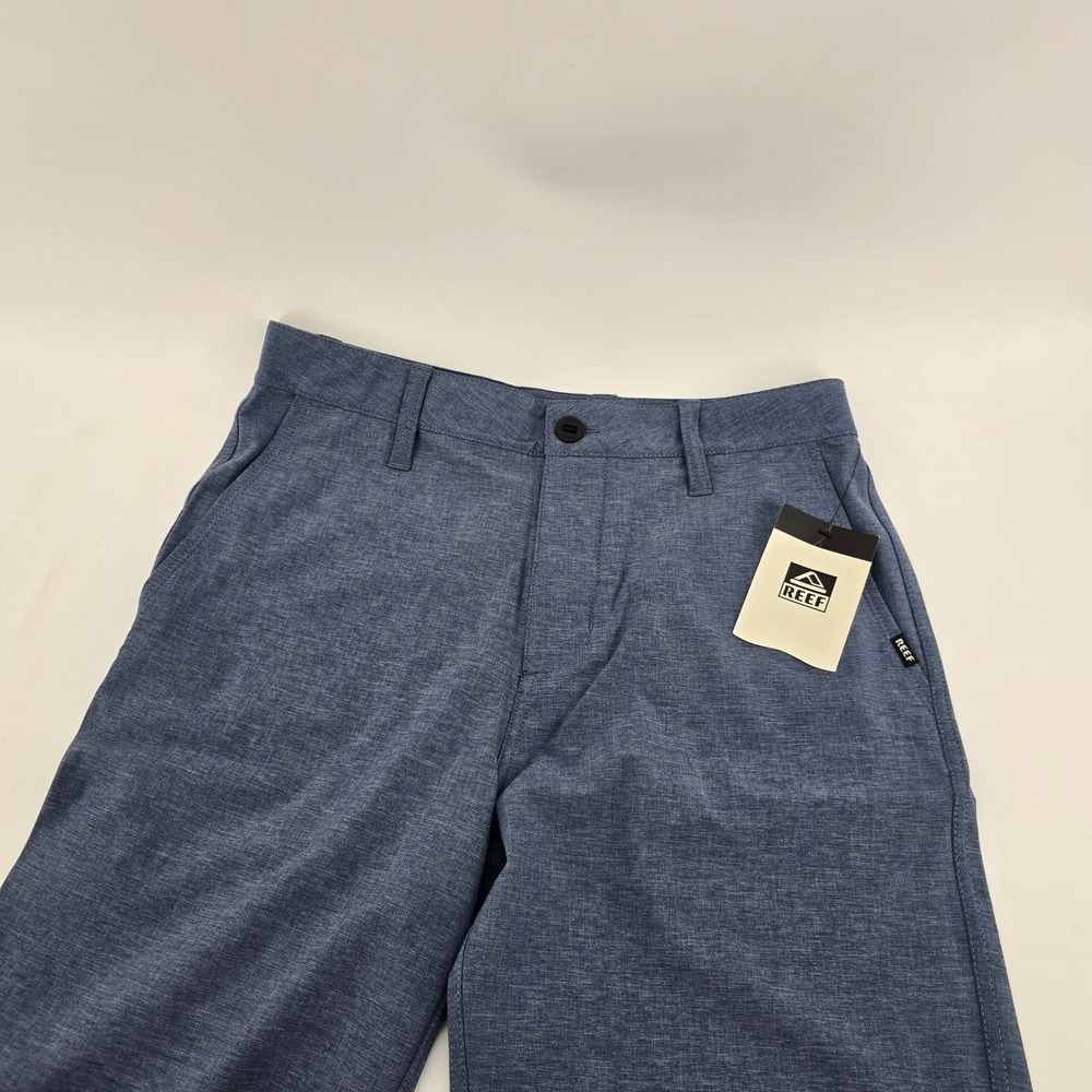Reef Avalon Walk Short Mens Hybrid Stretch Chino Blue 28 NWT